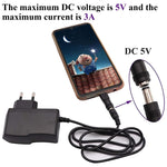 Adaptador Conector Macho USB-C / Tipo-C para Fêmea 5,5 x 2,1mm, 5,5 x 2,1mm