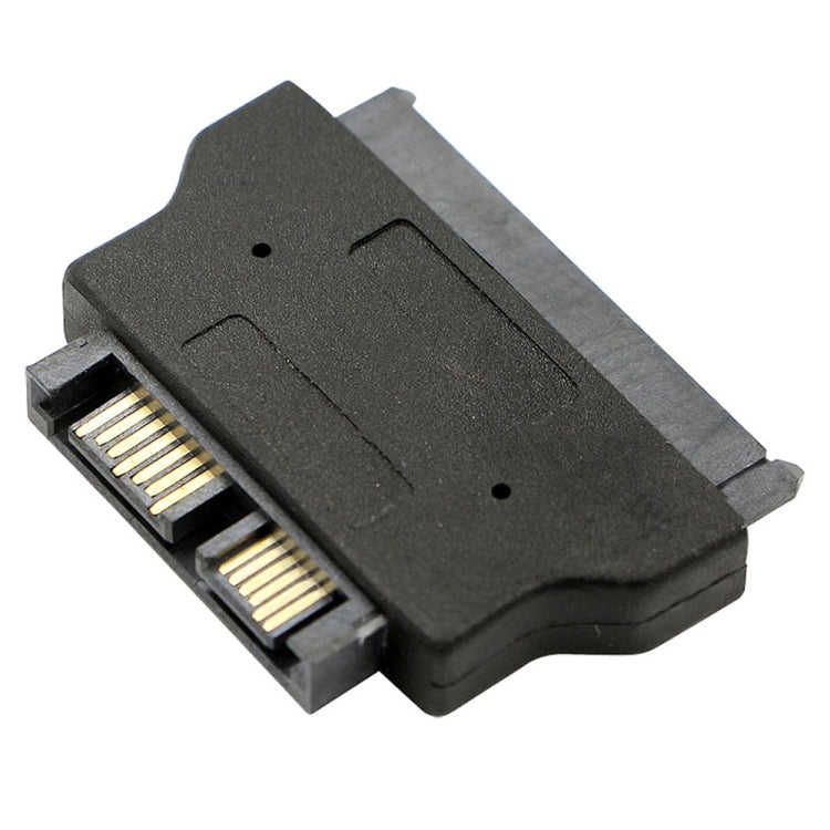 Adaptador SATA 22 Pinos Fêmea para SATA SLIMLINE 13 Pinos Macho, SATA 22 Pinos Fêmea para SATA 13 Pinos