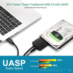 Adaptador profissional de cabo SATA para USB 3.0 para expansão de disco rígido SSD de 2,5 / 3,5 polegadas, 2,5 / 3,5 polegadas