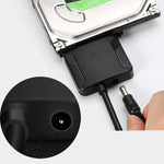 Adaptador profissional de cabo SATA para USB 3.0 para expansão de disco rígido SSD de 2,5 / 3,5 polegadas, 2,5 / 3,5 polegadas