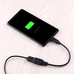 Cabo adaptador OTG USB-C 3.1 / Type-C macho para USB 3.0 fêmea, comprimento: 20cm, ZSSG-9B20OTG