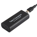 Adaptador de conector de alimentação fêmea DC 4,5 x 3,0 mm para USB-C / Tipo C fêmea com cabo USB-C / Tipo C de 15 cm, 4,5x3,0mm