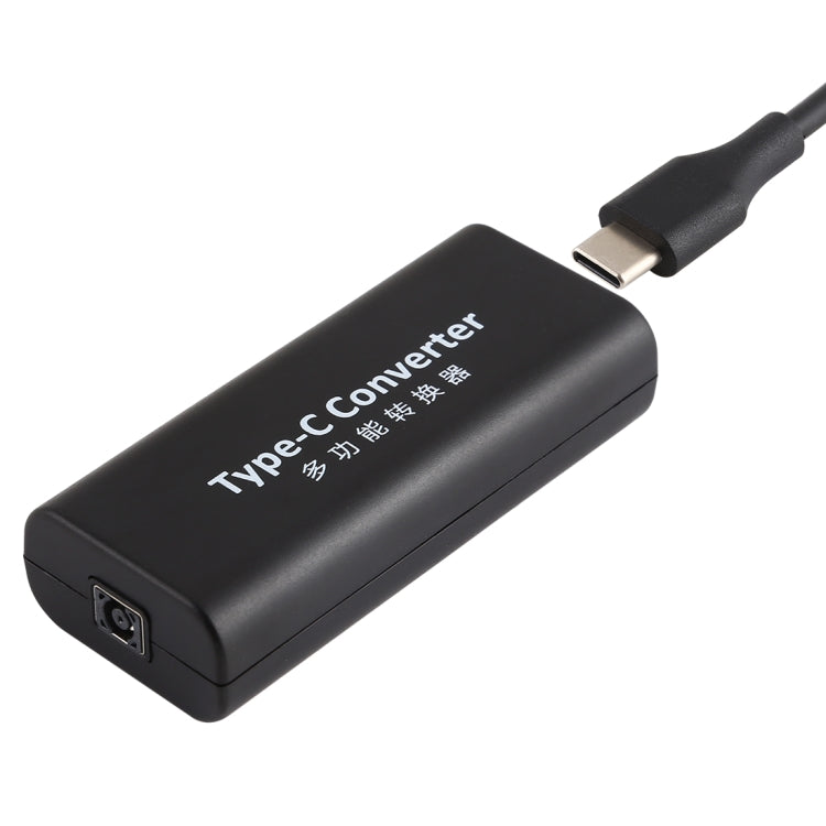 Adaptador de conector de alimentação fêmea DC 4,5 x 3,0 mm para USB-C / Tipo C fêmea com cabo USB-C / Tipo C de 15 cm, 4,5x3,0mm