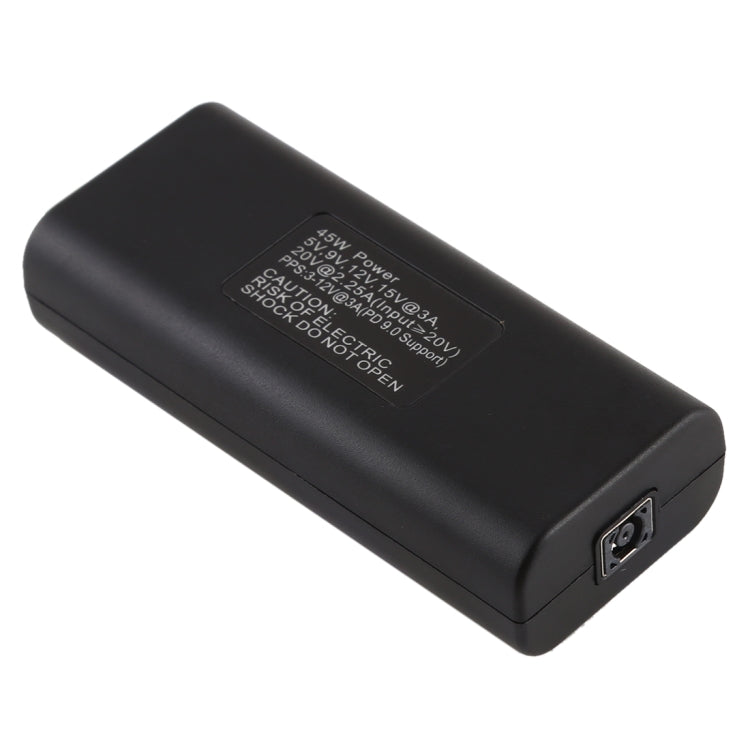 Adaptador de conector de alimentação fêmea DC 4,5 x 3,0 mm para USB-C / Tipo C fêmea com cabo USB-C / Tipo C de 15 cm, 4,5x3,0mm