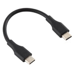 Adaptador de conector de alimentação fêmea DC 4,5 x 3,0 mm para USB-C / Tipo C fêmea com cabo USB-C / Tipo C de 15 cm, 4,5x3,0mm