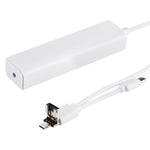 Conversor HUB 3 em 1 USB-C / Tipo-C + Micro USB + 4 portas USB 2.0, comprimento do cabo: 12 cm, 3 em 1 (branco), 3 em 1 (preto)