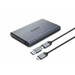Caixa mecânica ORICO DD25 C3 para SSD de 2,5 polegadas Type-C para Type-C e USB, capacidade suportada: 6TB