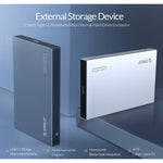 Caixa mecânica ORICO DD25 C3 para SSD de 2,5 polegadas Type-C para Type-C e USB, capacidade suportada: 6TB