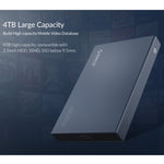 Caixa mecânica ORICO DD25 C3 para SSD de 2,5 polegadas Type-C para Type-C e USB, capacidade suportada: 6TB