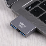 Adaptador 2 x USB fêmea para 2 x USB-C / Tipo-C macho, 2 x USB fêmea para 2 x Tipo-C macho