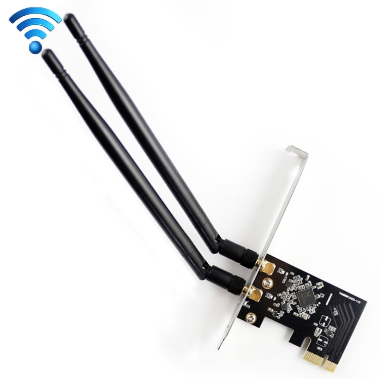 Adaptador de rede sem fios PCI-E EP-9607 EDUP de banda dupla 1200Mbps com 2 antenas de 6dBi, EP-9607 1200Mbps