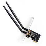 Adaptador de rede sem fios PCI-E EP-9607 EDUP de banda dupla 1200Mbps com 2 antenas de 6dBi, EP-9607 1200Mbps