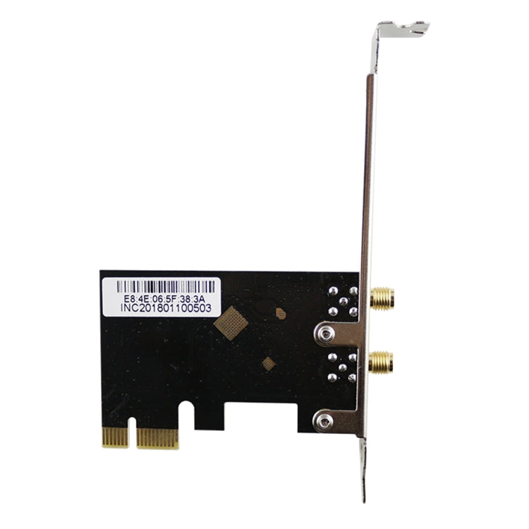 Adaptador de rede sem fios PCI-E EP-9607 EDUP de banda dupla 1200Mbps com 2 antenas de 6dBi, EP-9607 1200Mbps