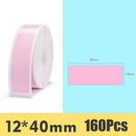 Papel para Impressão de Etiquetas de Código de Barras para JingChen D11, Papel de Impressão (Azul), Papel de Impressão (Branco), Papel de Impressão (Amarelo), Papel de Impressão (Rosa), Papel de Impressão (Verde)