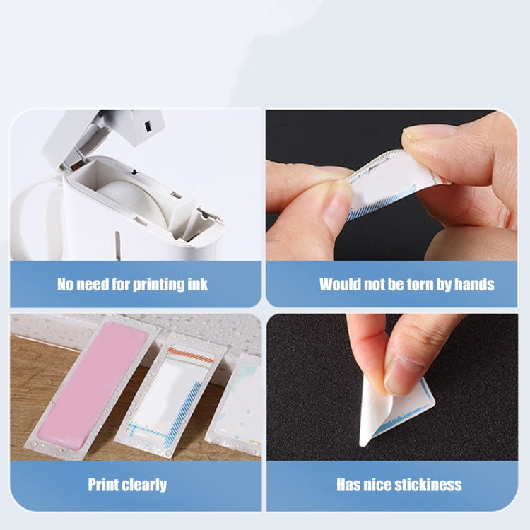 Papel para Impressão de Etiquetas de Código de Barras para JingChen D11, Papel de Impressão (Azul), Papel de Impressão (Branco), Papel de Impressão (Amarelo), Papel de Impressão (Rosa), Papel de Impressão (Verde)