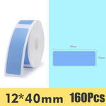 Papel para Impressão de Etiquetas de Código de Barras para JingChen D11, Papel de Impressão (Azul), Papel de Impressão (Branco), Papel de Impressão (Amarelo), Papel de Impressão (Rosa), Papel de Impressão (Verde)
