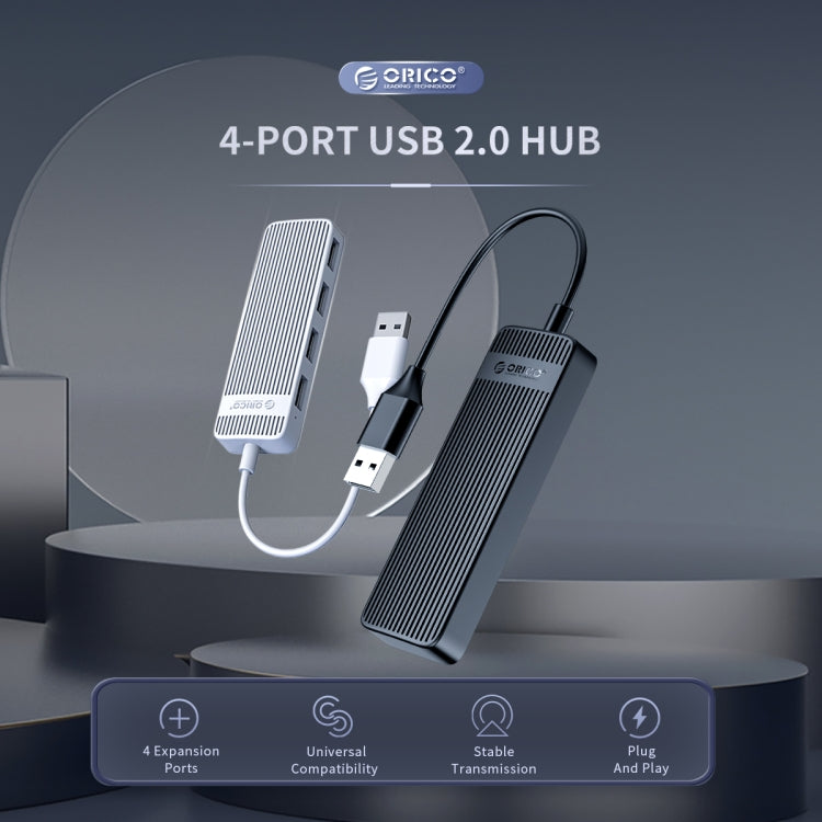 HUB USB 2.0 ORICO FL02 com 4 portas 480Mbps, FL02