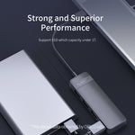 HUB USB 2.0 ORICO FL02 com 4 portas 480Mbps, FL02