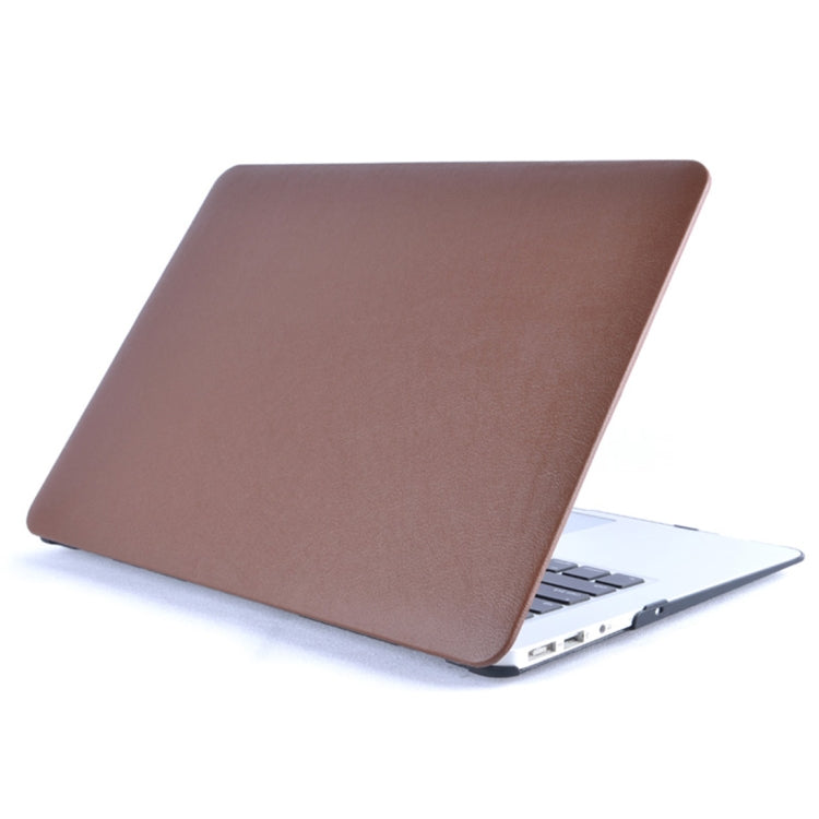 Estojo de Couro PU para Laptop MacBook Air 13,3 polegadas A1466 2012-2017 / A1369 2010-2012