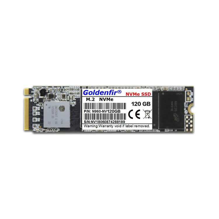 Disco sólido Goldenfir M.2 NVMe de 2,5 polegadas, capacidade: 120GB, M.2 NVMe 120GB