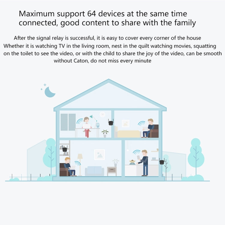 Amplificador WiFi Original Xiaomi Mi WiFi Amplifier Pro 300Mbps Extensor Inteligente com 2 Antenas Externas 2x2, Plugue US, Amplifier Pro