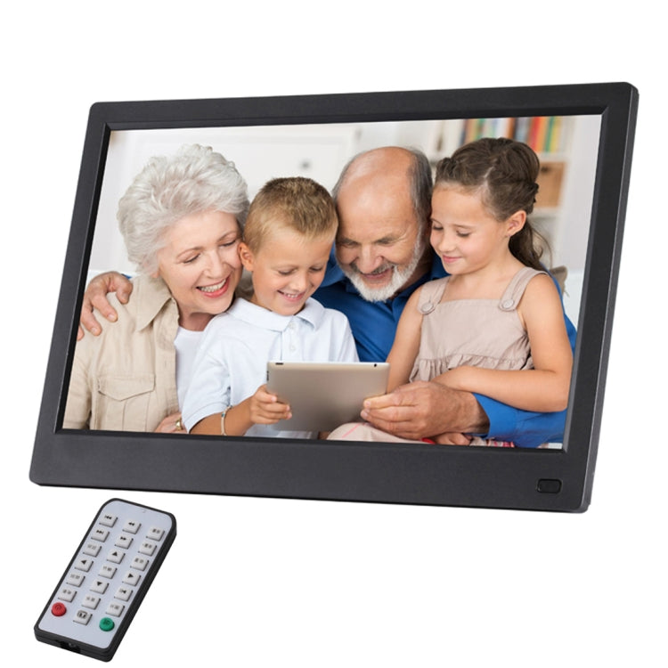 Moldura Digital de Fotos LED FHD de 11,6 polegadas com Suporte e Controlo Remoto, Programa MSTAR V56, Suporta Entrada USB / Cartão SD, MSTAR V56 11,6 polegadas, 11,6 polegadas