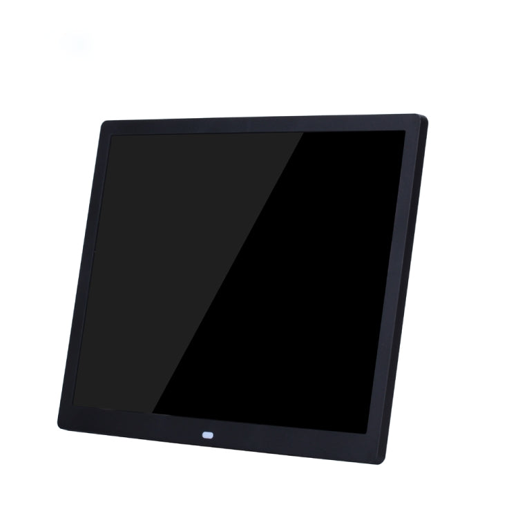 Moldura Digital de Fotos de 15 polegadas Moldura Eletrónica de Fotos Lateral Ultra-fina Suporte 1080P Máquina de Publicidade Montada na Parede, Ficha US/EU/UK