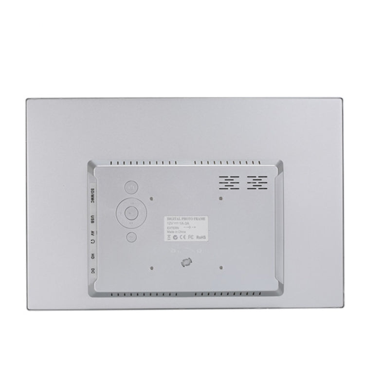 Moldura digital para fotos de 15 polegadas, moldura eletrónica para fotos com suporte lateral ultra estreito, máquina de publicidade montada na parede 1080P