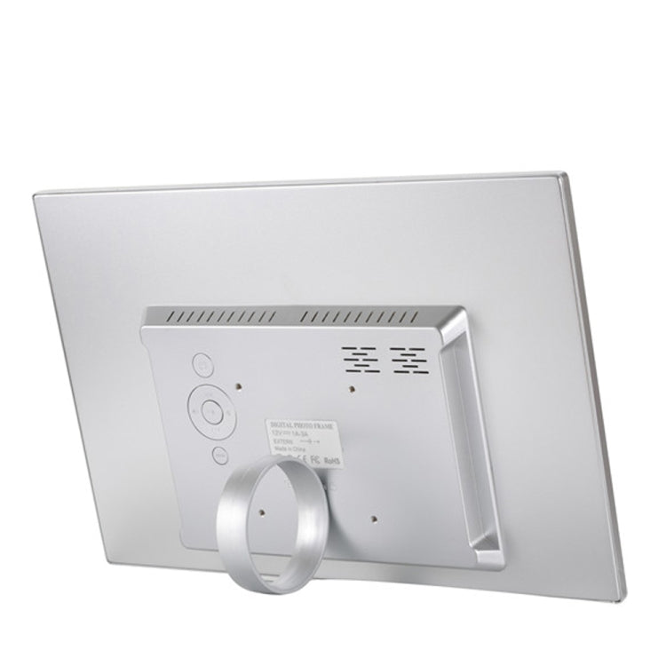 Moldura digital para fotos de 15 polegadas, moldura eletrónica para fotos com suporte lateral ultra estreito, máquina de publicidade montada na parede 1080P