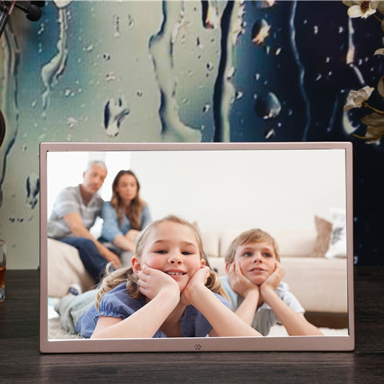 Moldura digital para fotos de 15 polegadas, moldura eletrónica para fotos com suporte lateral ultra estreito, máquina de publicidade montada na parede 1080P
