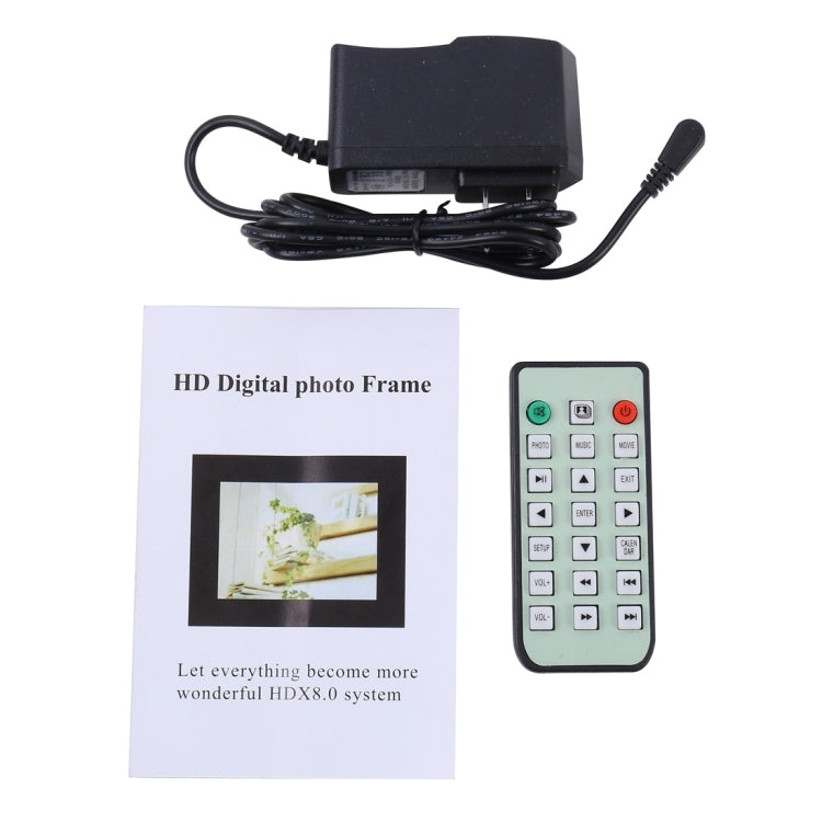 Moldura Digital para Fotos com Ecrã LED de 13,0 polegadas com Suporte / Controlo Remoto, Allwinner, Suporta Entrada USB / Cartão SD / OTG, 13,0 polegadas
