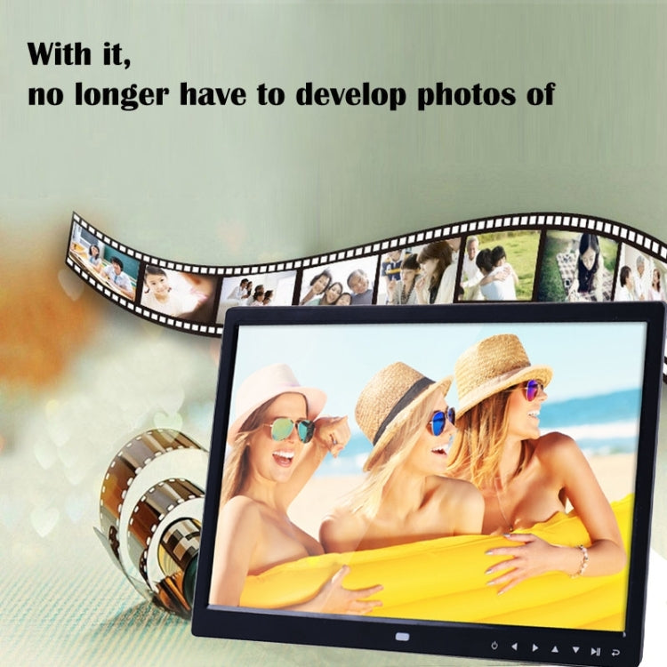 Moldura Digital para Fotos com Ecrã LED de 13,0 polegadas com Suporte / Controlo Remoto, Allwinner, Suporta Entrada USB / Cartão SD / OTG, 13,0 polegadas