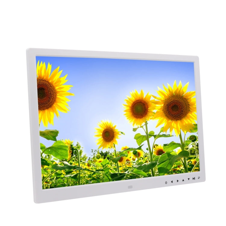 Moldura Digital para Fotos com Ecrã LED de 17,0 polegadas com Controlo por Botão Tátil de 7 Teclas / Suporte / Controlo Remoto, Tecnologia Allwinner, Suporta Entrada USB / Cartão SD / OTG, Ficha US/EU/UK, 17,0 polegadas