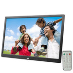 Moldura Digital para Fotos com Ecrã LED de 17,0 polegadas com Suporte / Controlo Remoto, Tecnologia Allwinner, Suporta Entrada USB / Cartão SD / OTG, Ficha US/EU/UK, 17,0 polegadas, 17,0 polegadas/Sem Botão Tátil Preto