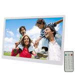 Moldura Digital para Fotos com Ecrã LED de 17,0 polegadas com Suporte / Controlo Remoto, Tecnologia Allwinner, Suporta Entrada USB / Cartão SD / OTG, Ficha US/EU/UK, 17,0 polegadas, 17,0 polegadas/Sem Botão Tátil Preto