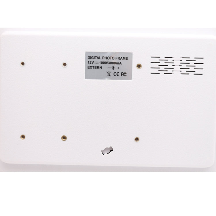 Moldura Digital para Fotos com Ecrã LED de 17,0 polegadas com Suporte / Controlo Remoto, Tecnologia Allwinner, Suporta Entrada USB / Cartão SD / OTG, Ficha US/EU/UK, 17,0 polegadas, 17,0 polegadas/Sem Botão Tátil Preto