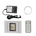 Moldura Digital para Fotos com Ecrã LED de 17,0 polegadas com Suporte / Controlo Remoto, Tecnologia Allwinner, Suporta Entrada USB / Cartão SD / OTG, Ficha US/EU/UK, 17,0 polegadas, 17,0 polegadas/Sem Botão Tátil Preto