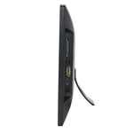 Moldura Digital para Fotos com Ecrã TFT de 8 polegadas AC 100-240V com Suporte e Controlo Remoto, Suporta Entrada USB / Cartão SD, TFT de 8 polegadas