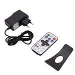 Moldura Digital para Fotos com Ecrã TFT de 8 polegadas AC 100-240V com Suporte e Controlo Remoto, Suporta Entrada USB / Cartão SD, TFT de 8 polegadas