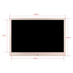 HSD1303 Moldura Digital para Fotos com Ecrã LED 13,3 polegadas 1280x800 de Alta Resolução com Suporte e Controlo Remoto, Suporta Cartão SD / MMC / MS / Porta USB, Ficha UK (Dourado), HSD1303 13,3 polegadas