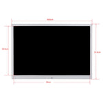 HSD1504 Moldura Digital para Fotos com Ecrã LED de 15,4 polegadas 1280x800 de Alta Resolução com Suporte e Comando à Distância, Suporta Cartão SD / MMC / MS / Porta USB, Ficha UE (Dourada), HSD1504 15,4 polegadas