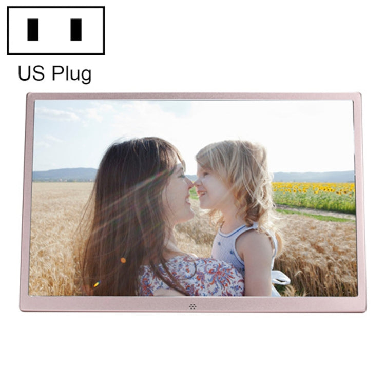 HSD1707 Moldura Digital para Fotos com Ecrã LED de 17 polegadas 1440X900 de Alta Resolução com Suporte e Comando à Distância, Suporta Cartão SD / MMC / MS / Porta USB, Ficha EUA (Prateada), HSD1707 17 polegadas
