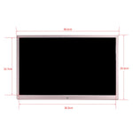 HSD1707 Moldura Digital para Fotos com Ecrã LED de 17 polegadas 1440X900 de Alta Resolução com Suporte e Comando à Distância, Suporta Cartão SD / MMC / MS / Porta USB, Ficha EUA (Prateada), HSD1707 17 polegadas