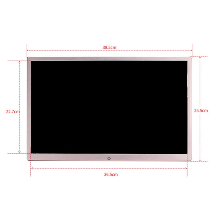 HSD1707 Moldura Digital para Fotos com Ecrã LED de 17 polegadas 1440X900 de Alta Resolução com Suporte e Comando à Distância, Suporta Cartão SD / MMC / MS / Porta USB, Ficha EUA (Prateada), HSD1707 17 polegadas
