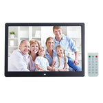 Moldura Digital para Fotos com Ecrã LED de 13 polegadas com Suporte e Comando à Distância, Allwinner F16, Suporta Cartão SD / MS / MMC e USB, 13 polegadas/F16