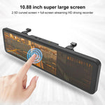 Gravador de Condução para Carro Anytek T300 Ultra HD 1080P com Ecrã Tátil IPS de 10.88 polegadas, T300