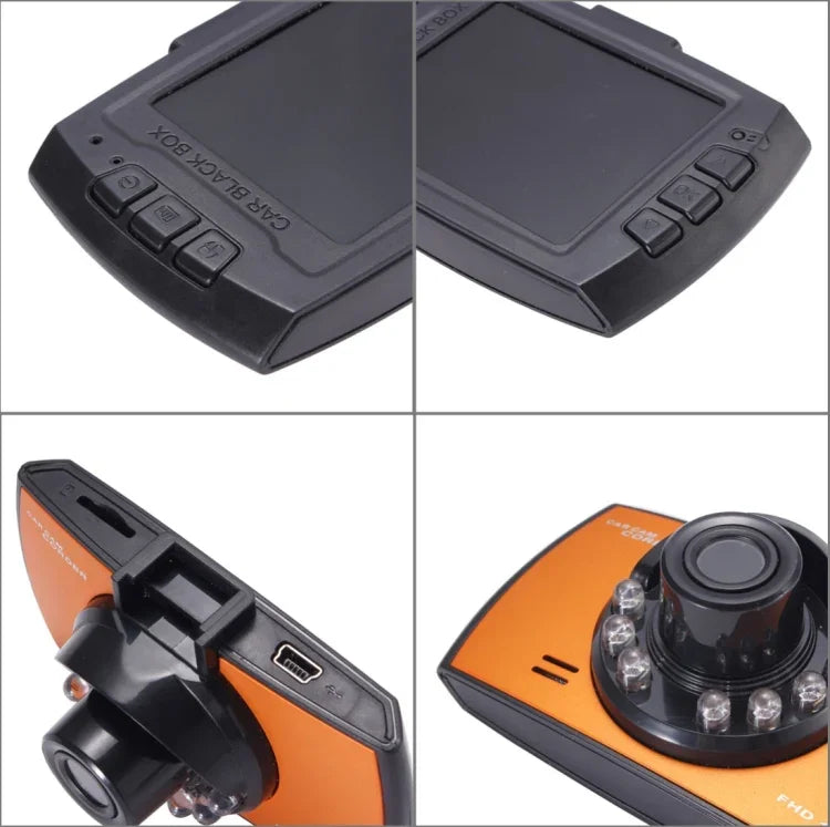 Gravador DVR para Carro Generalplus 720P VGA com Ecrã LCD de 2.4 polegadas, Suporte para Gravação em Loop / Detecção de Movimento / Função de Visão Noturna, 2.4 polegadas