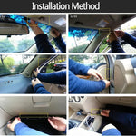 Câmara de Vídeo DVR para Carro VGA 480P com Gravador de Voz, Ecrã LCD de 2.4 polegadas, Suporte para Cartão Micro TF de 32GB e Função de Visão Noturna Infravermelha (Preto + Azul), Ecrã LCD de 2.4 polegadas