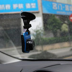 Câmara de Vídeo DVR para Carro VGA 480P com Gravador de Voz, Ecrã LCD de 2.4 polegadas, Suporte para Cartão Micro TF de 32GB e Função de Visão Noturna Infravermelha (Preto + Azul), Ecrã LCD de 2.4 polegadas