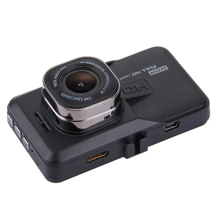 Câmara DVR para Carro com Ecrã LCD de 3.0 polegadas, HD 720P, Câmara de 3.0MP, Ângulo de Visão de 170 Graus, Suporte para Visão Noturna / Detecção de Movimento / Cartão TF / HDMI / Sensor G, 3.0 polegadas